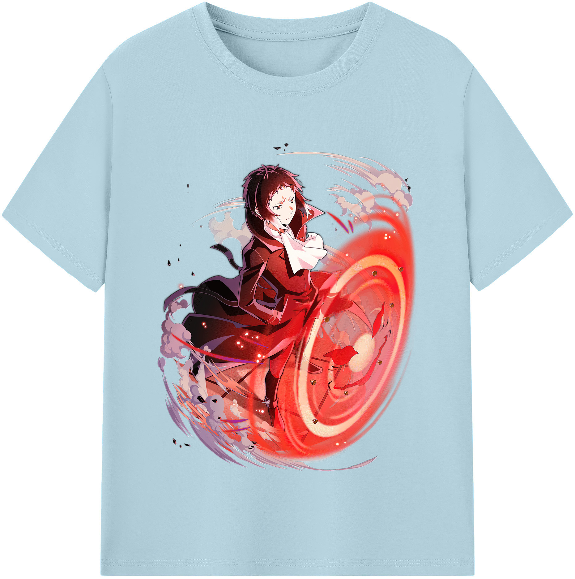 （画像用） 文豪ストレイドッグス Bungo Stray Dogs 綿100％半袖Tシャツ（フロントプリント）